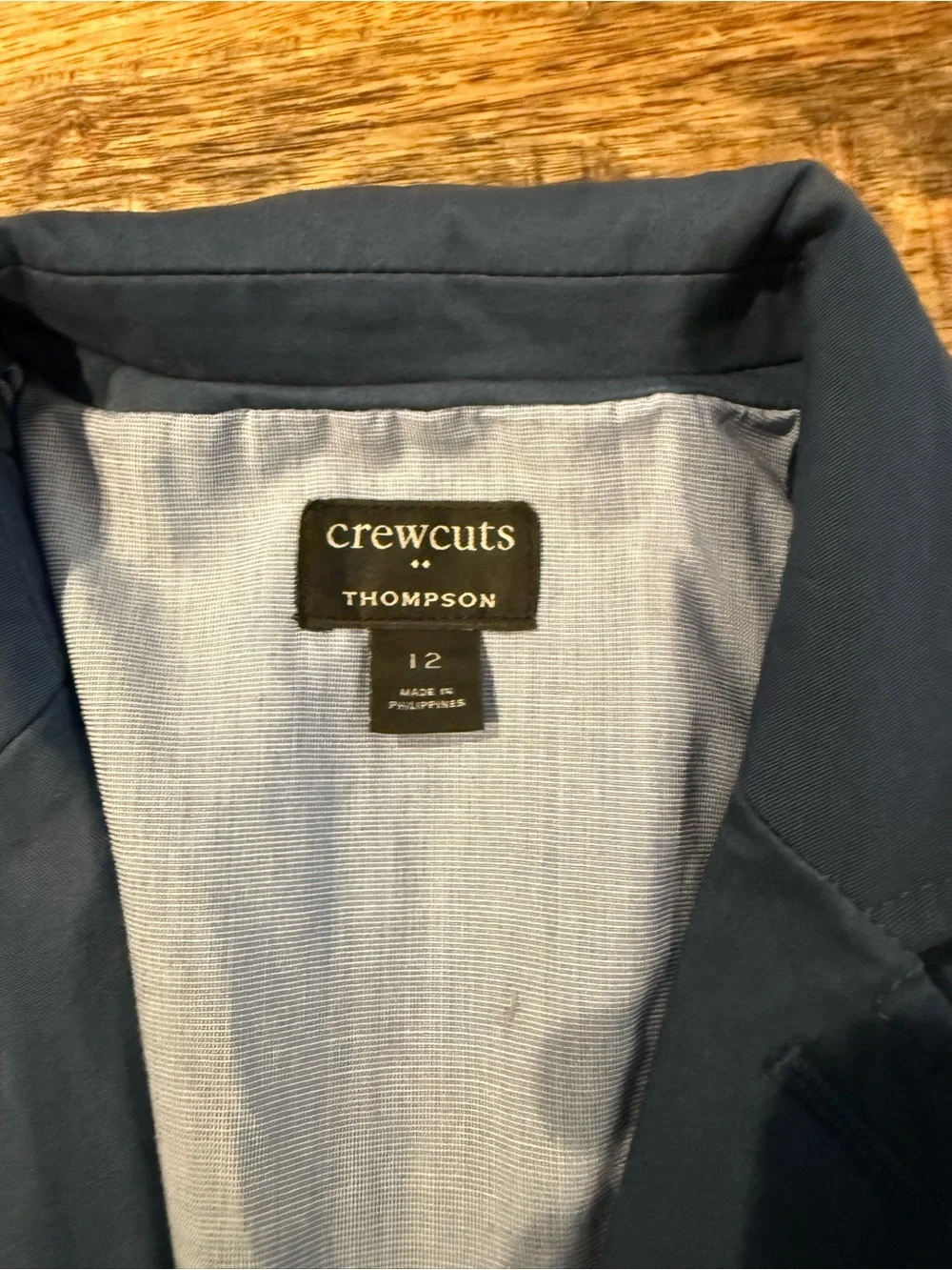 Crewcuts Thompson Button Front Blazer Size 12